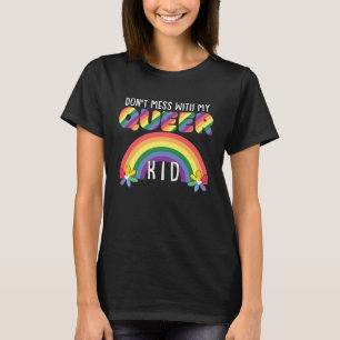 Camiseta Não se meta com meu orgulho infantil estranho mês