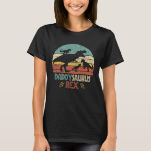 Camiseta Não se meta com o Pai Pai da Família Saurus Dino