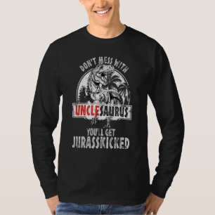 Camiseta Não se meta com o Unclesaurus... vai pegar o Juras