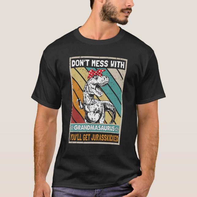Camiseta Não se meta com o vovô, você vai ficar com o Juras (Frente)