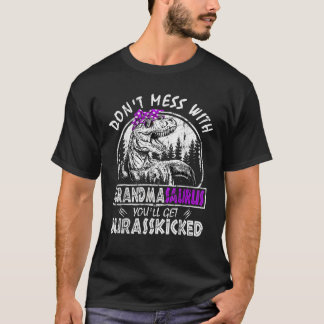 Camiseta Não se meta com o vovô, você vai ficar com o jurás