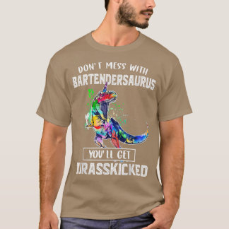 Camiseta Não se meta com Pai Bartender Bartender
