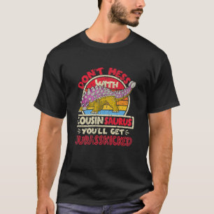 Camiseta Não se meta com primo Surus, eu juro que anjo