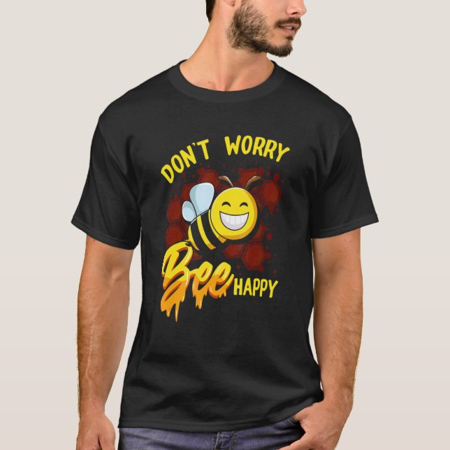 Camiseta Não se preocupe, Bee... ... aperitivo. (Frente)