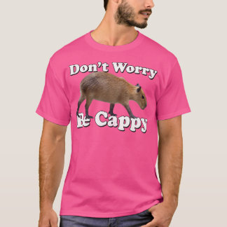 Camiseta Não Se Preocupe Com Cappy Capybara