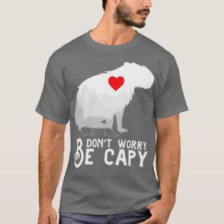 Camiseta Não se preocupe com Capy Capybara