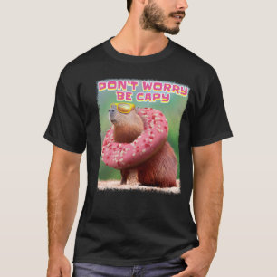 Camiseta Não se preocupe com Capy Capybara