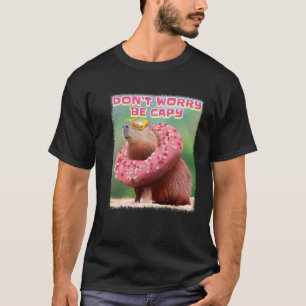 Camiseta Não se preocupe com Capy Capybara