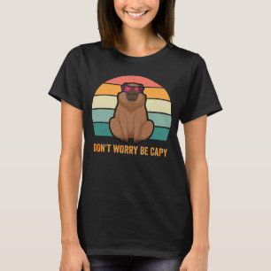 Camiseta Não se preocupe com Capy Capybara Sunglass