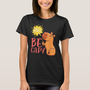 Camiseta Não Se Preocupe Com Capy Capybaras Rodent Animal C