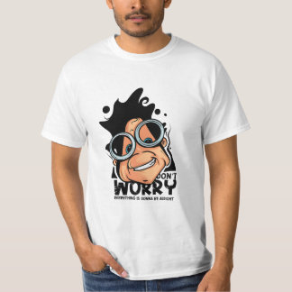 Camiseta Não se preocupe com Cartoon Face