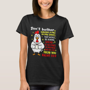 Camiseta Não se Preocupe em Caminhar uma Milha em Sapatos q