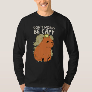 Camiseta Não se preocupe em ser Capy Capybara