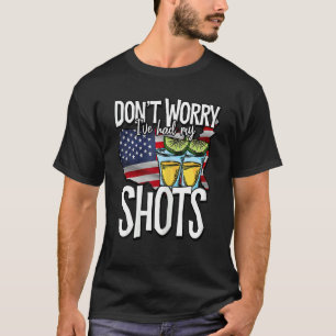 Camiseta Não se preocupe, eu tive meus sapatos e meu reforç