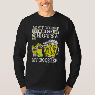 Camiseta Não se preocupe, eu tive meus tiros e Dri de refor