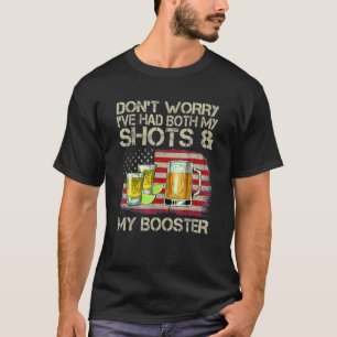 Camiseta Não se preocupe, eu tive meus tiros e minha diver