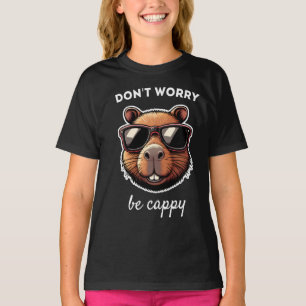 Camiseta Não se preocupe, seja Cappy Presente de Capivara F