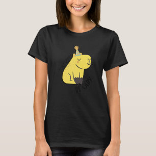 Camiseta Não se preocupe seja Capy Capivara feliz Motivaci