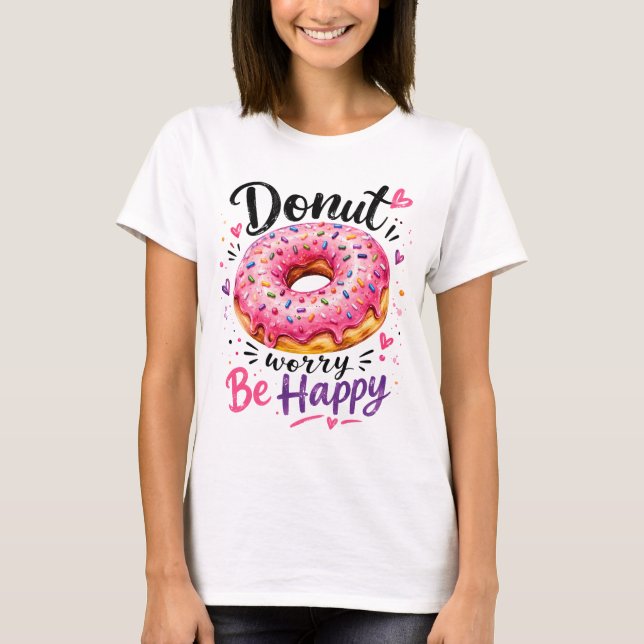 Camiseta Não se Preocupe Seja Feliz (Frente)