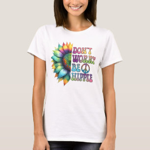 Camiseta Não se preocupe, seja feliz