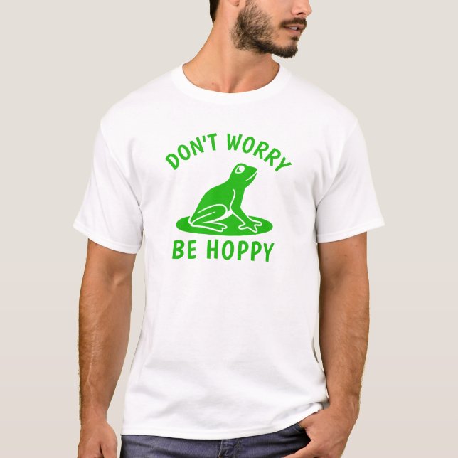 Camiseta Não se preocupe, seja feliz (Frente)
