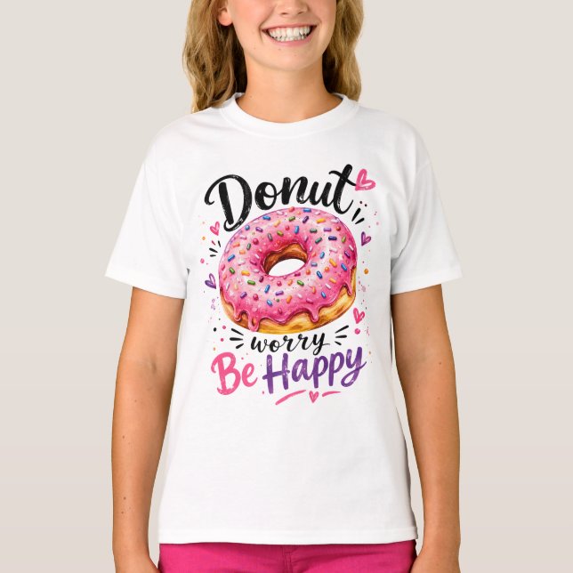 Camiseta Não se Preocupe Seja Feliz (Frente)