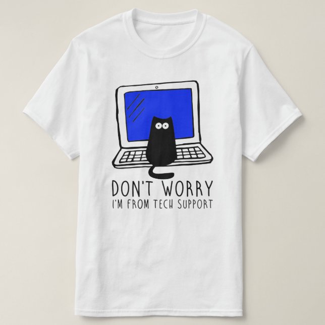 Camiseta Não se preocupe, sou do Suporte Técnico - Windows (Frente do Design)