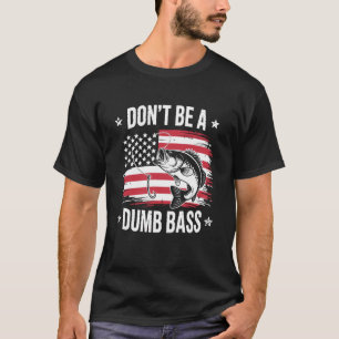 Camiseta Não Seja Bobo de Truta Bandeira Americana Patrióti