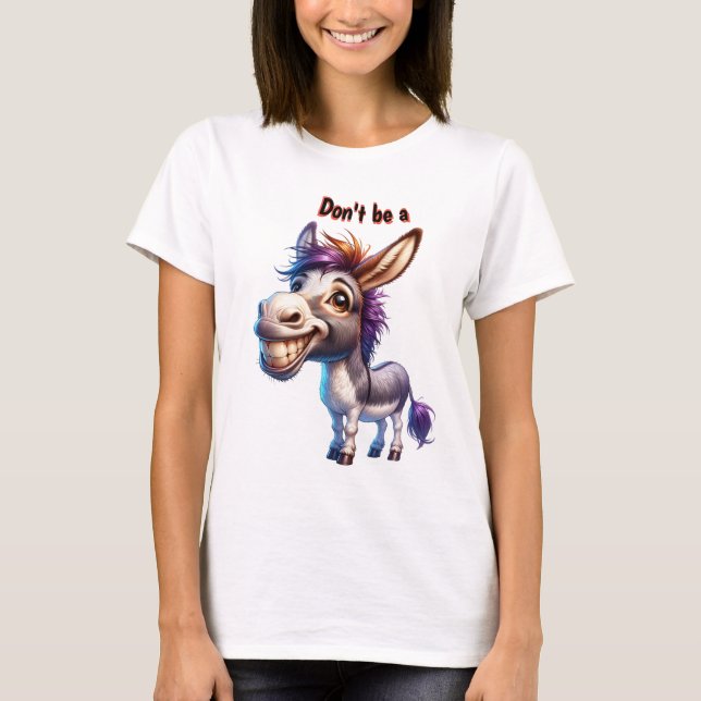 Camiseta Não seja burro (Frente)