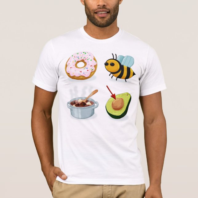 Camiseta Não Seja Estúpido Rebus (Frente) (Frente)