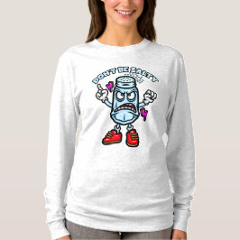 Camiseta Não seja salgado, ilustração engraçada