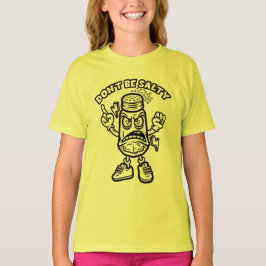 Camiseta Não seja salgado, ilustração engraçada