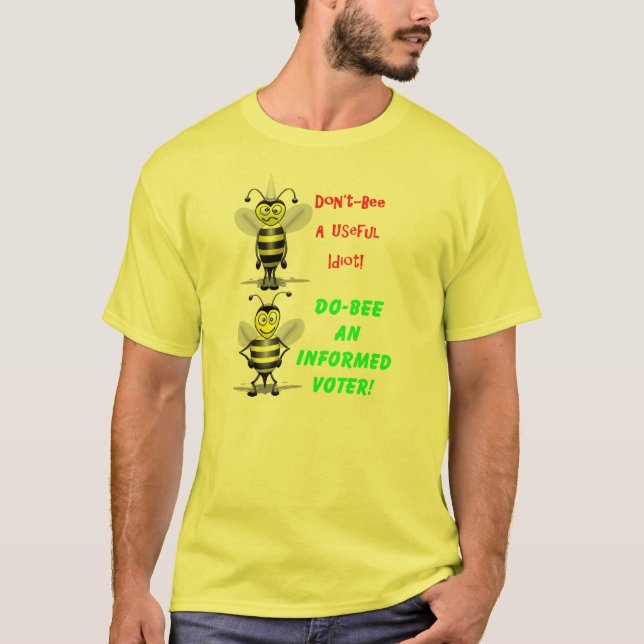 Camiseta Não seja um idiota útil (Frente)