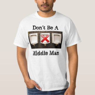 Camiseta Não seja um t-shirt médio do homem