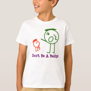 Camiseta Não seja uma intimidação! o t-shirt do miúdo