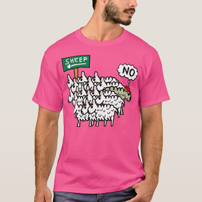 Camiseta Não Seja Uma Ovelha (Frente)