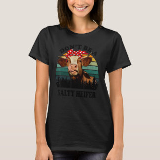 Camiseta Não seja uma vaca salgada de Fazenda de cerveja sa