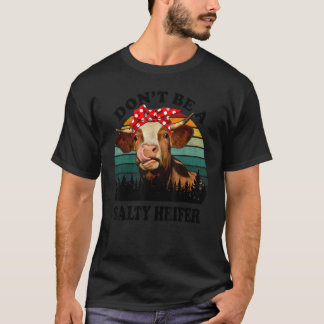 Camiseta Não seja uma vaca salgada de Fazenda de cerveja sa