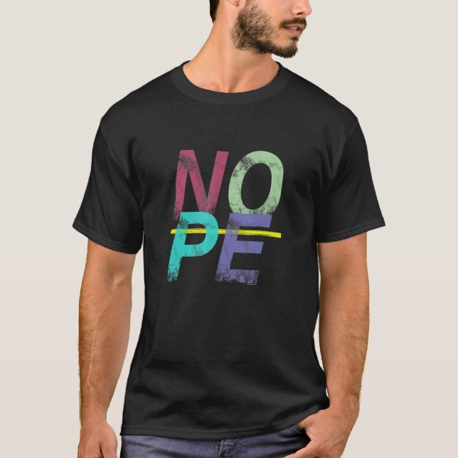 Camiseta Não sejas uma pessoa sim Apenas diga não (Frente)