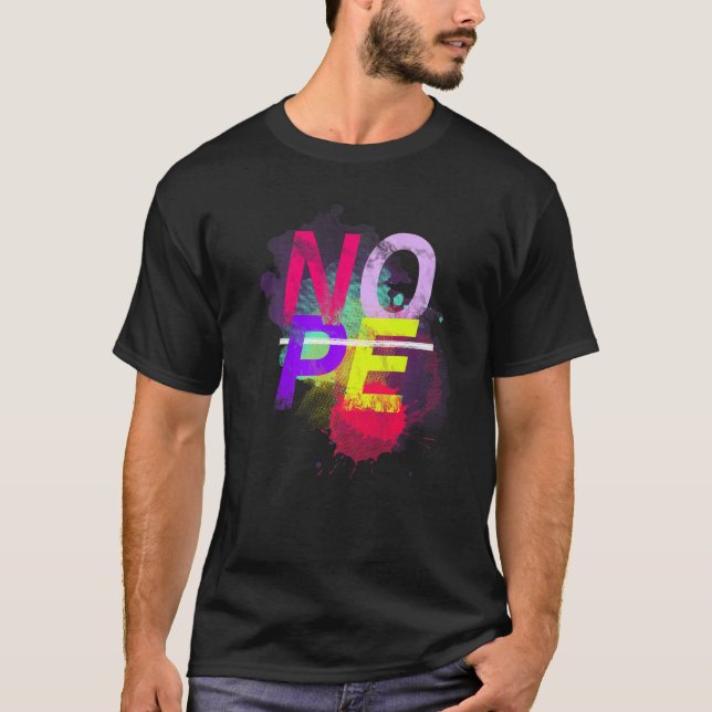 Camiseta Não sejas uma pessoa sim Apenas diga não (Frente)