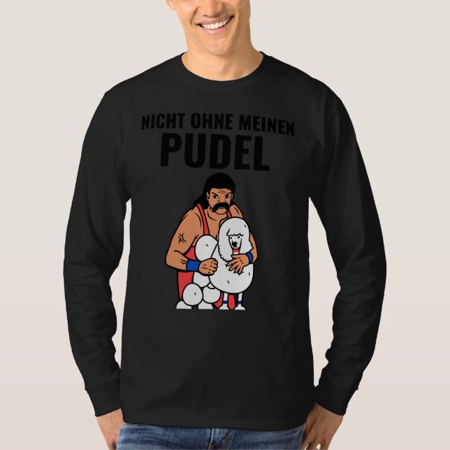 Camiseta Não Sem Meu Poodle (Frente)