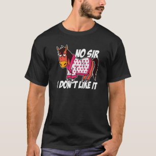 Camiseta Não Senhor Não Gosto Cavalos Equitação