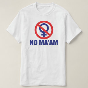 Camiseta Não Senhora (Frente e Verso)