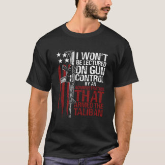 Camiseta Não Serei Lecionado Sobre Controle De Armas Por Um