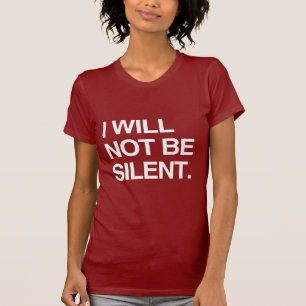 CAMISETA NÃO SEREI SILENCIOSO
