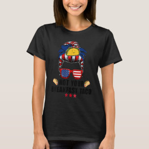 Camiseta Não Seu Café Da Manhã Taco Mensagem Mande-Nos Band