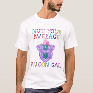 Camiseta Não seus ursos médios da flor de balão do galão do