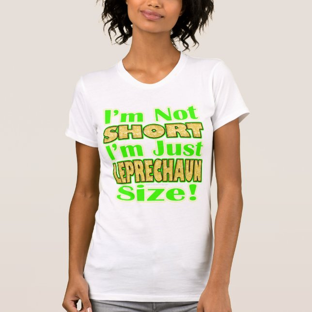 Camiseta Não Short, apenas tamanho do Leprechaun (Frente)