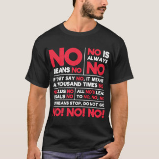 Camiseta Não Significa Não