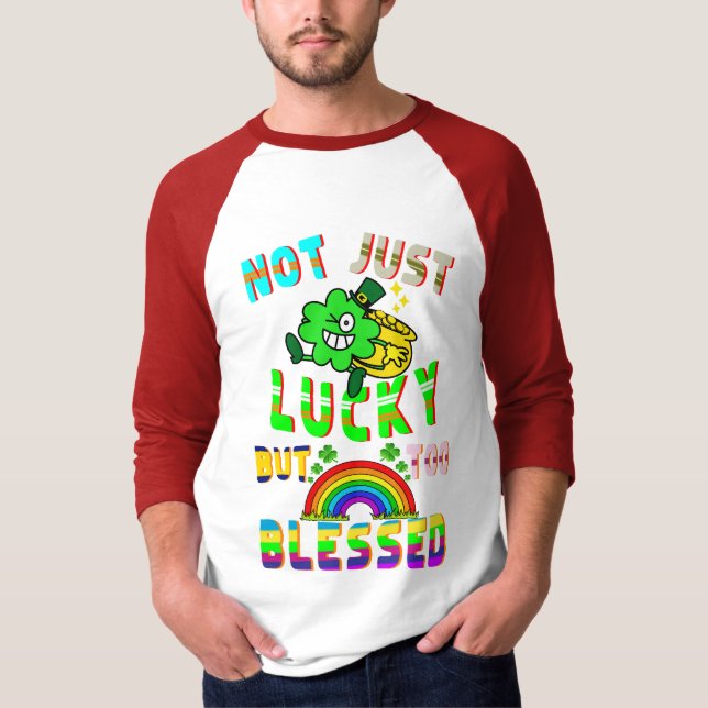 Camiseta Não Só Sorte, Mas Muito Abençoado (Frente)